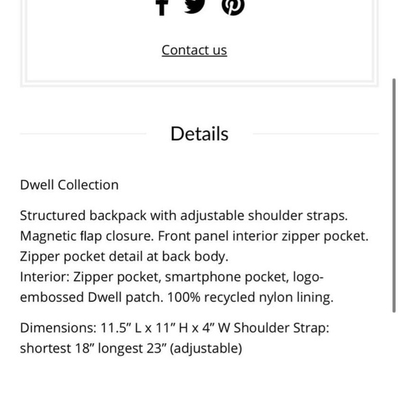 Pink Matt & Nat Backpack - Picture 5 of 5